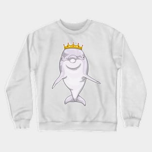 Dolphin Queen Crown Crewneck Sweatshirt